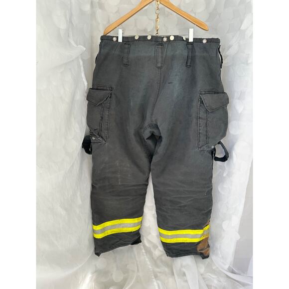 Fireman Firefighter Safety Pants Black Honeywell Morning Pride 42 x 32 work pant - Picture 7 of 11